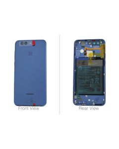 Genuine Huawei Nova 2 Plus Barca-L21 Blue Battery Cover with 3340mah Battery - 02351LUB