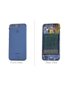 Genuine Huawei Nova 2 Picasso-L29 Blue Rear / Battery Cover with 2950mAH Battery - 02351MQB