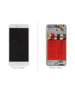 Genuine Huawei P8 Lite 2017 PRA-L21 White LCD Screen & Digitizer With Battery - 02351DLU