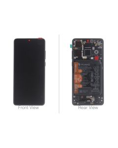 Official Huawei P30 Black LCD Screen & Digitizer with Battery (New Version) - 02354HLT