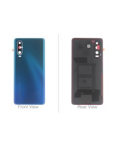 Official Huawei P30 Aurora Blue Battery Cover with Adhesive - 02352NMN
