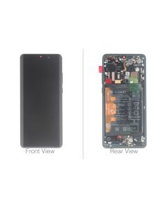 Official Huawei P30 Pro Black LCD Screen & Digitizer with Battery - 02352PBT