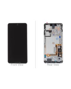 Official Google Pixel 3 XL Clearly White LCD Screen & Digitizer - 20GC1WW0S03