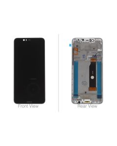 Genuine Nokia 5.1 PLUS 2018 White LCD Screen & Digitizer - 20PDAWW0001