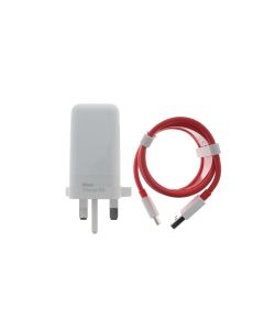 Official OnePlus Warp Charge 65w Power Adapter With Data Cable - UK - WC065A41JH