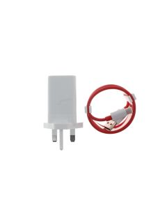 Official OnePlus Fast Charging Mains Adaptor with Dash Data Lead - DC0504B4GB