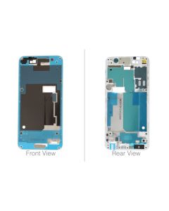 Genuine HTC A9 Plasticopal Silver Bezel - 74H03079-03M