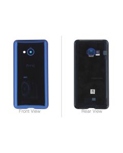 Genuine HTC U Play Sapphire Blue Glass Rear / Battery Cover With Adhesive - 74H03313-04M / 74H03313-08M