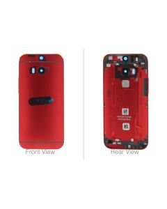 Genuine HTC One M8 2014 Flagship Red Laser Etching Rear Cover / Chassis - 83H40008-63