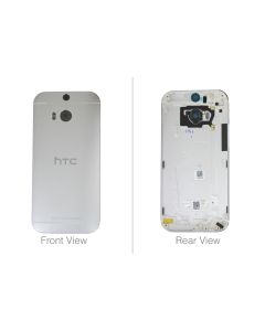 Genuine HTC One M8s Plasticopal Silver Rear / Battery Cover - 83H40034-02