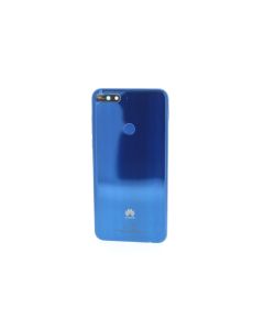 Genuine Huawei Y7 2018 London-L21A Blue Rear / Battery Cover with Fingerprint Sensor - 97070THH