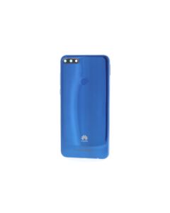 Genuine Huawei Y7 2018 London-L21B Blue Rear / Battery Cover with Fingerprint Sensor - 97070THR