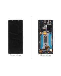 Official Sony Xperia 1 III XQ-BC52, XQ-BC62, XQ-BC72 Black LCD Screen - A5032173A