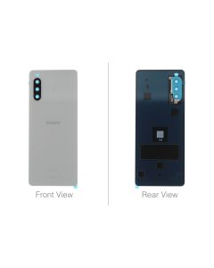 Official Sony Xperia 10 III XQ-BT52 White Battery Cover - A5040375A
