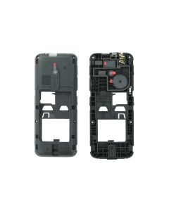 Genuine Nokia 220 Black Chassis / Middle Cover - 02505S4