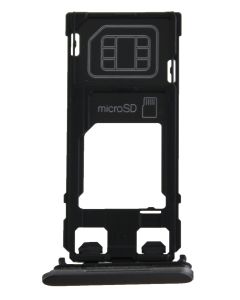 Genuine Sony Xperia X F5121 Black Sim Tray - 1302-4830
