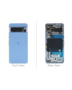 Official Google Pixel 8 Pro Bay Blue Rear / Battery Cover - G949-00695-01