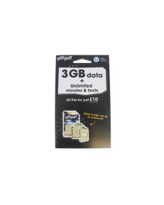 giffgaff £10 Pre Pay SIM Card