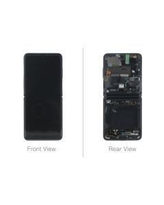 Official Samsung Galaxy Z Flip SM-F700 Black Inner LCD Screen Assembly - GH82-22347A