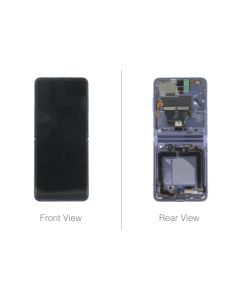 Official Samsung Galaxy Z Flip SM-F700 Purple Inner LCD Screen (No Camera) - GH82-27351B