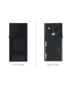 Official Samsung Galaxy S22 Ultra 5G SM-S908 Black Rear / Battery Cover - GH82-27457A