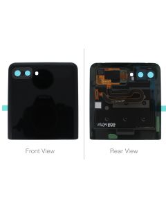 Official Samsung Galaxy Z Flip SM-F700 Black Top LCD Screen Assembly - GH96-13380A
